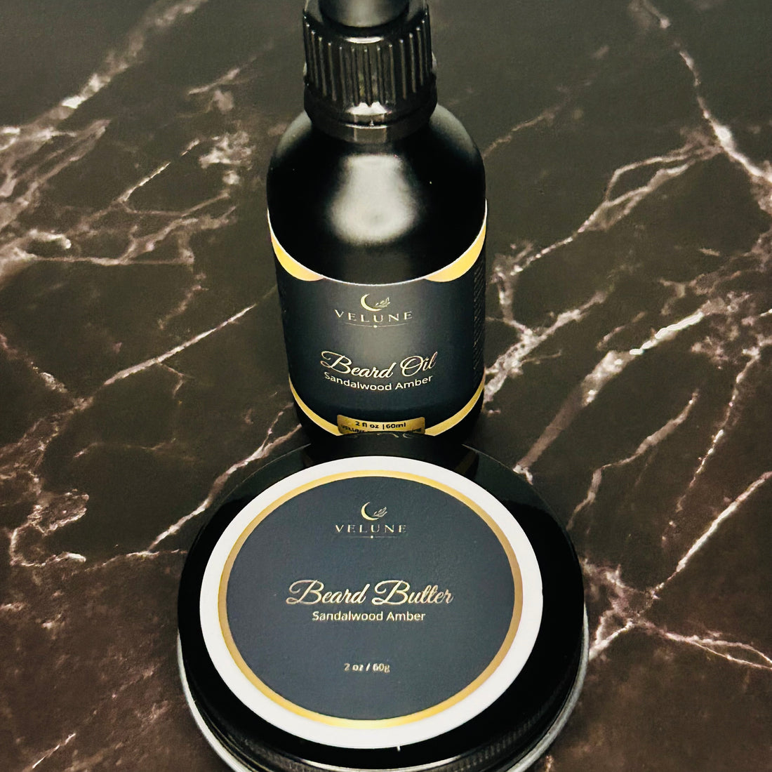 Velune Beard Essentials Bundle – Sandalwood Amber